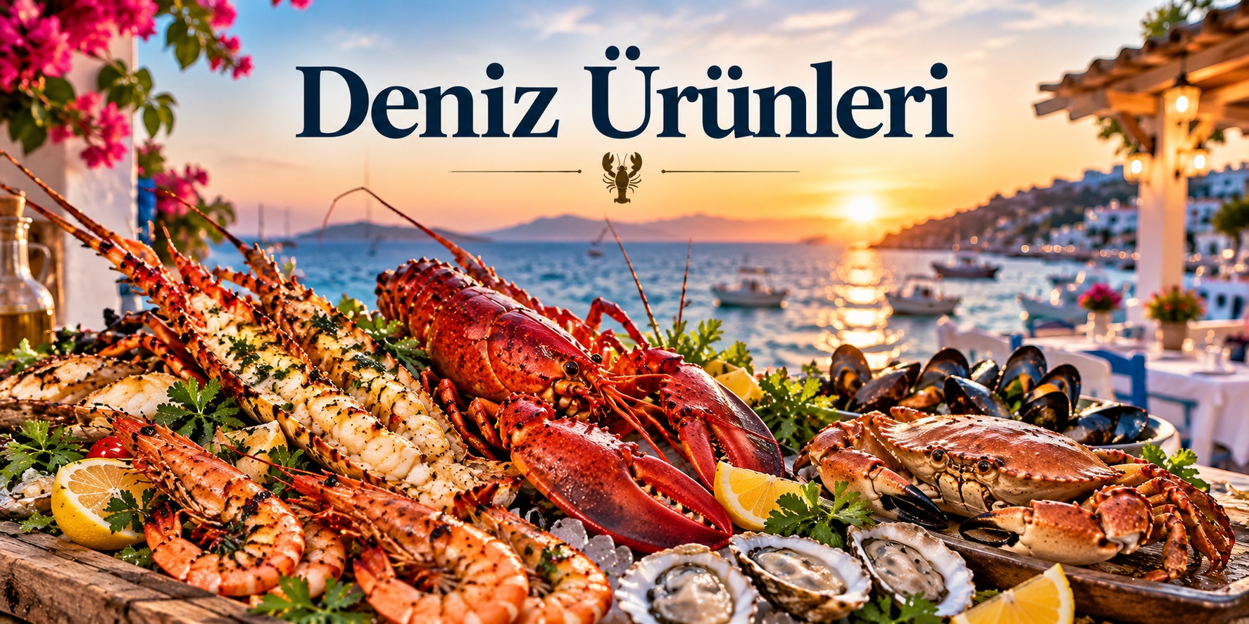 Langusta istakoz deniz ürünleri